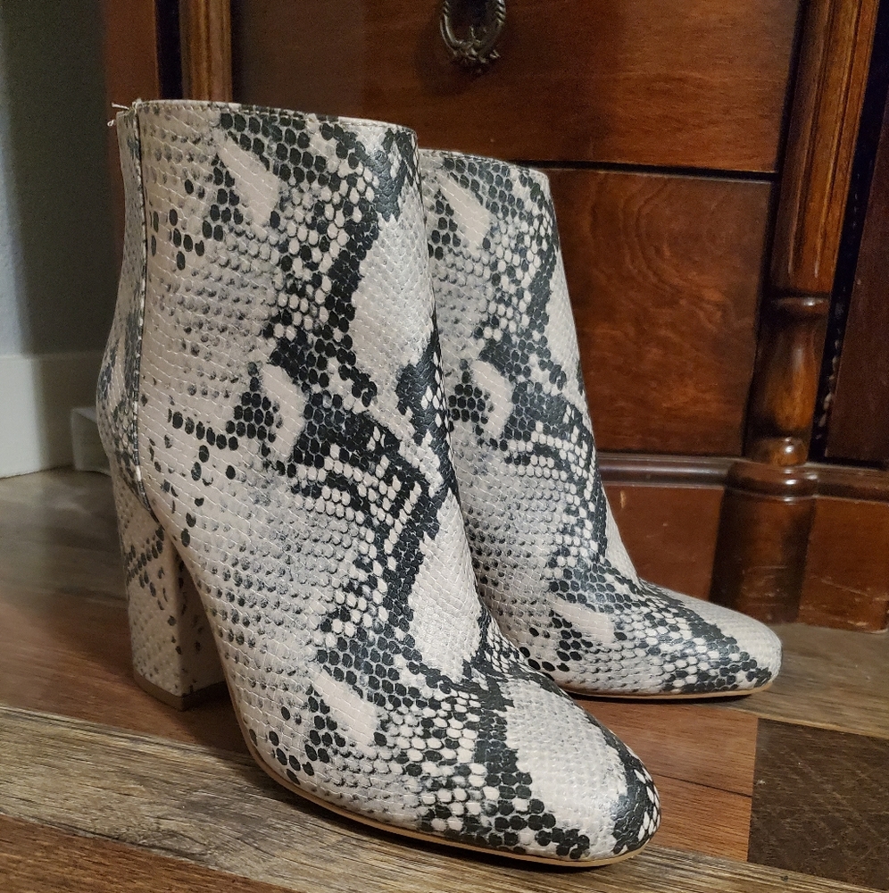 Steve Madden Snake Print Boots